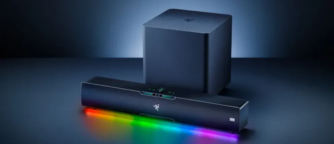 A soundbar by Razer that tracks your head to improve sound